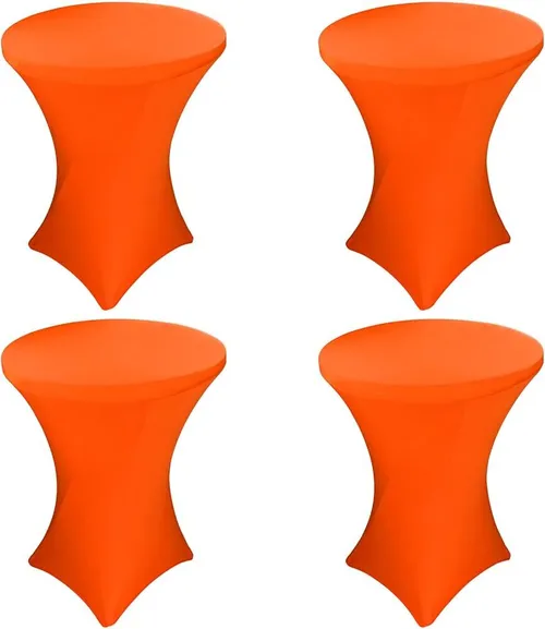 Table Spandex - Orange Bistro 32 inch Round
