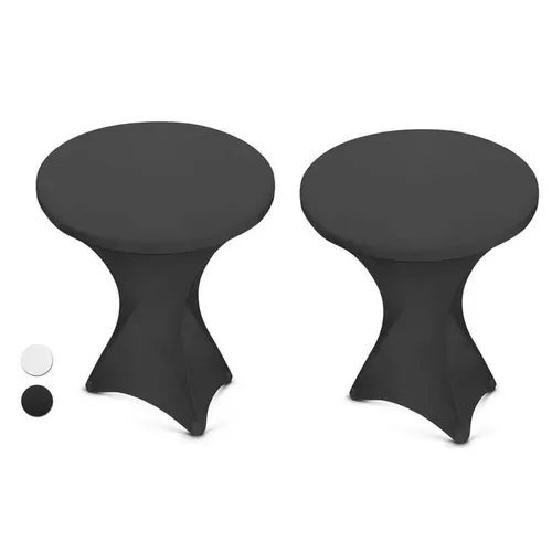 Table Spandex - Black Bistro 32 inch Round