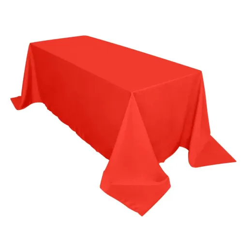 Tablecloth - Red 90 x 132 Inch