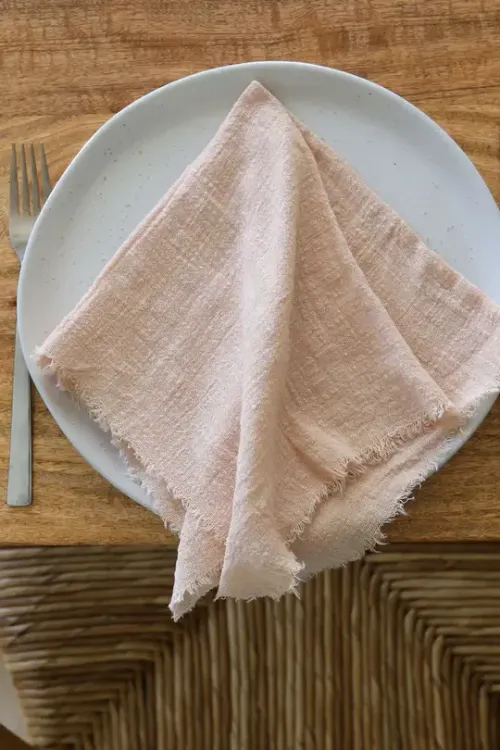 Napkin - Blush - Cheese Cloth 