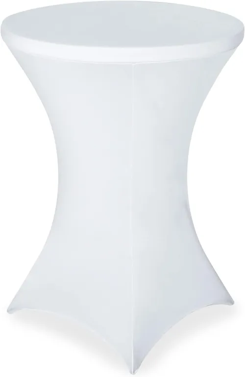 Table Spandex - White Bistro 32 inch Round