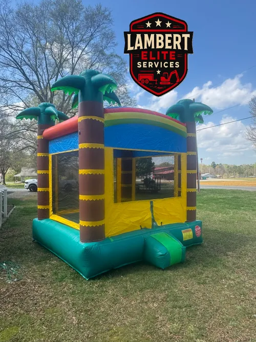 Tropical Themed Bounce House