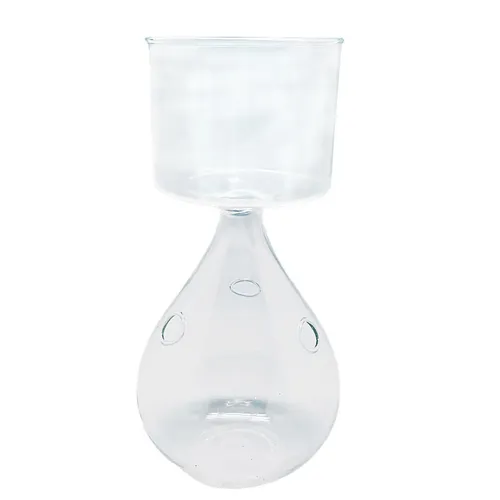 Hourglass Candle Vase