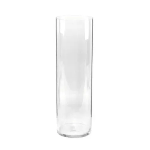 40x15cm Clear Glass Cylinder Vase