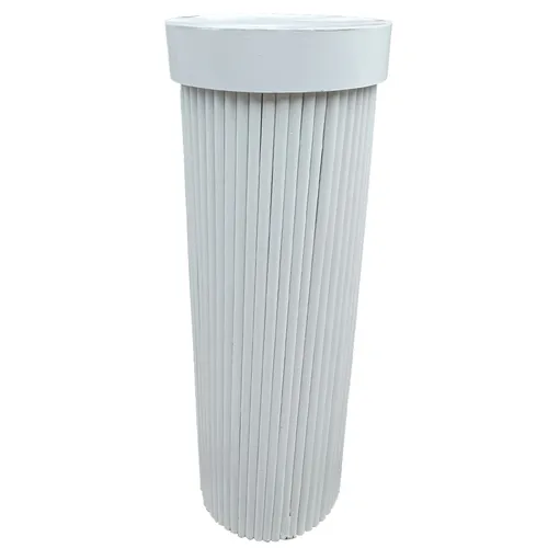 Round Ribbed Plinths - 100cm