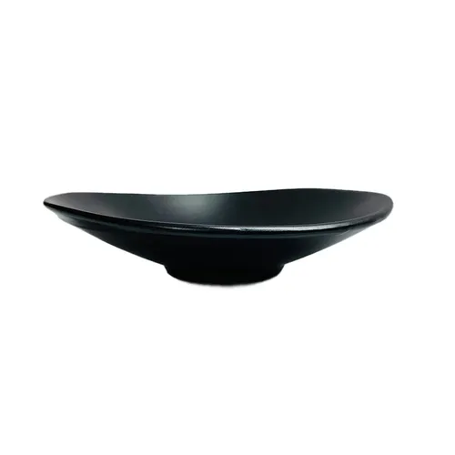 Black Stoneware Desert Bowl