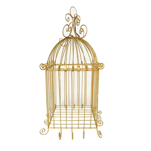 Gold Square Tweety Bird Cage