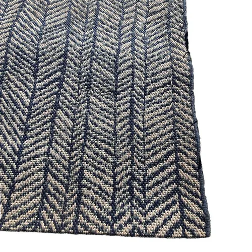 Blue & White Patterned Carpet Rug
