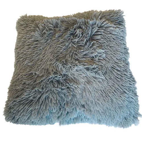 Grey Shaggy Cushion Covers