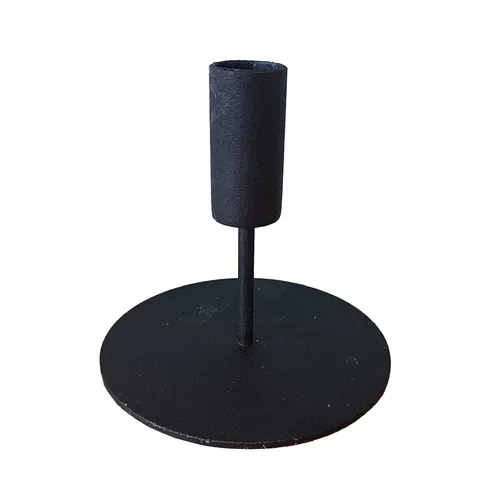 Black Contemporary Candlestick - Short