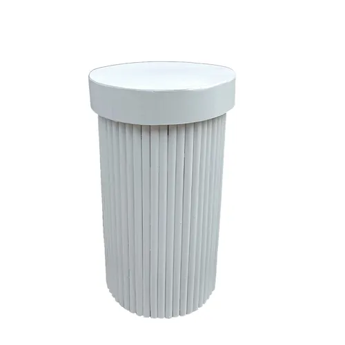 Round Ribbed Plinths - 60cm
