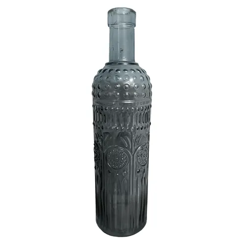 Grey Bottle Bud Vase - Tall