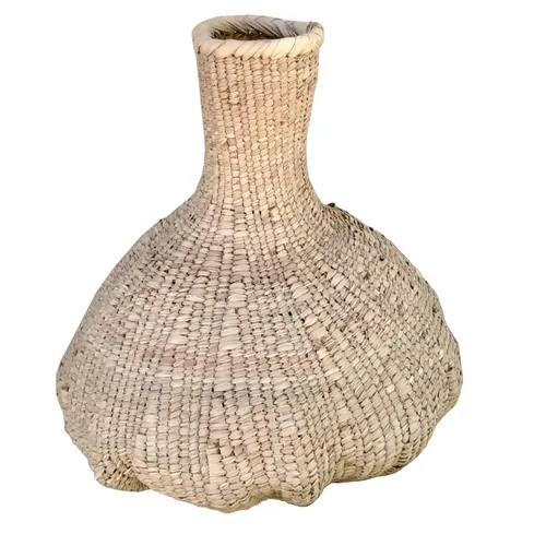 Garlic Gourde Basket Vase