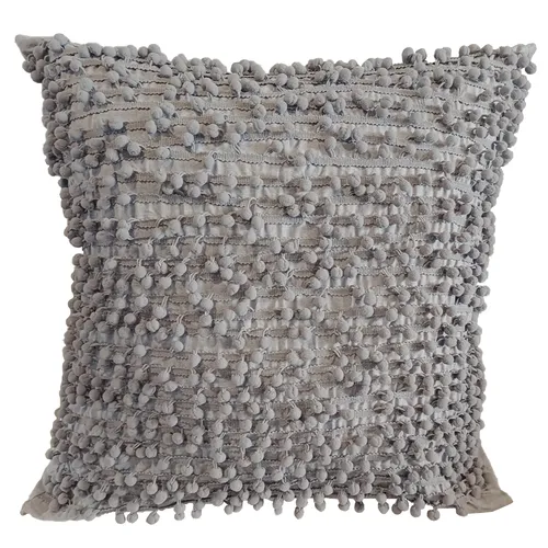 Grey Bauble Cushion Covers