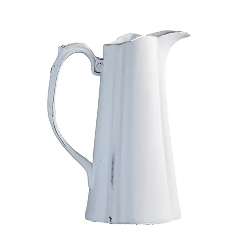 White Resin Narrow Jugs