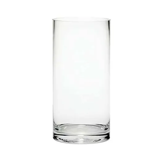 20x12cm Clear Glass Cylinder Vase