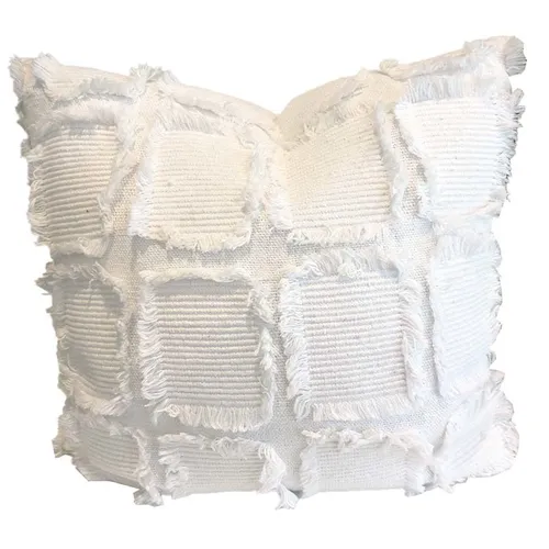 White Boho Cushion Covers