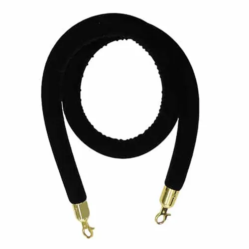 Black Stanchion Rope