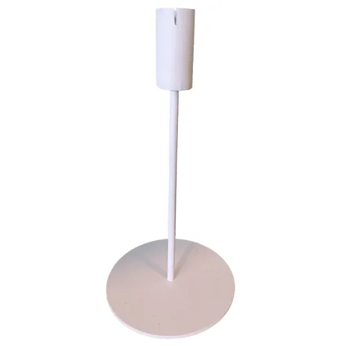 White Contemporary Table Number on Stand