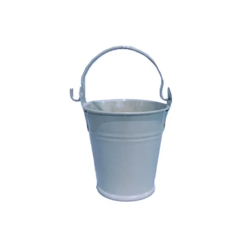 White Mini Bucket Votive