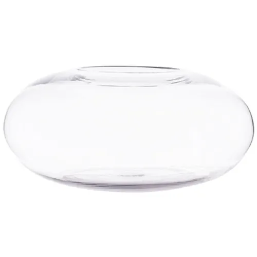 Clear Glass Orbital Vase 