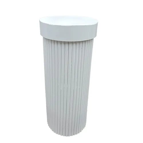 Round Ribbed Plinths - 80cm
