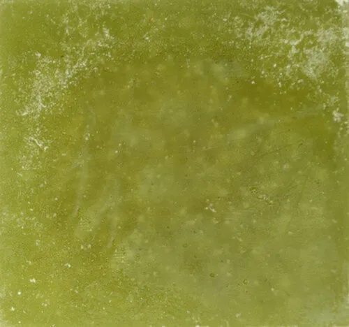 Frosted Olive Dinner Candles