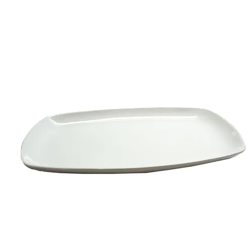 White China Rectangular Platters - Medium