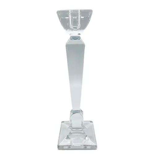 Crystal Candlestick Rounded - 25cm