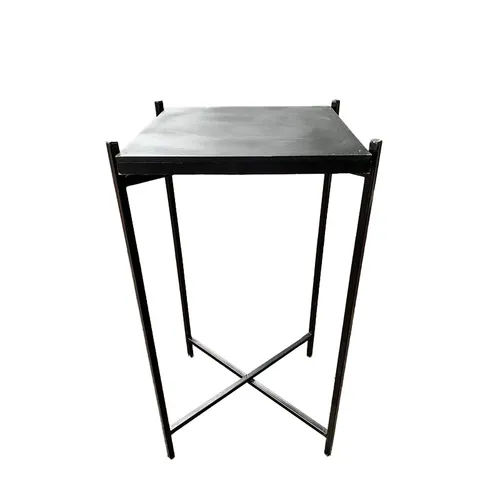 Black Square Collapsible Cocktail Table