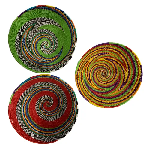 Colourful Wire Baskets