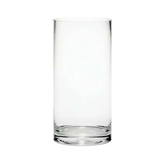 20x8cm Clear Glass Cylinder Vase