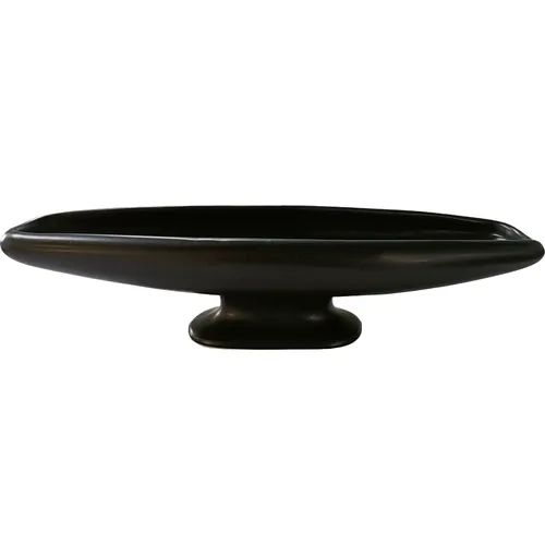 Matt Black Scandi Boat Vase
