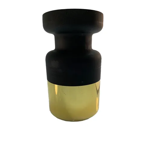 Black & Gold Matt Vase 