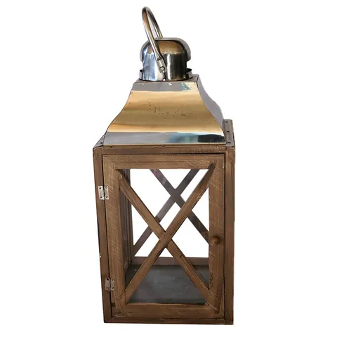Wooden Delfina Lantern