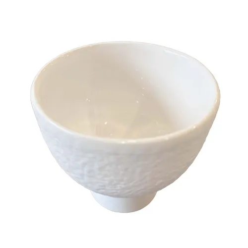 White Matt Footed Bowl - XL