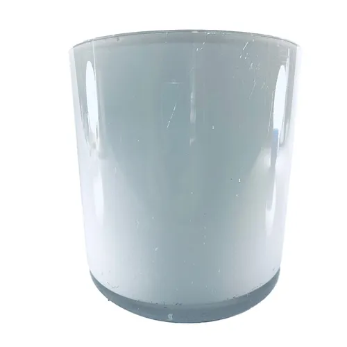 White Cylinder Vase 