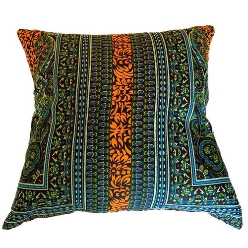 Orange & Green Schwe Schwe Cushion Cover