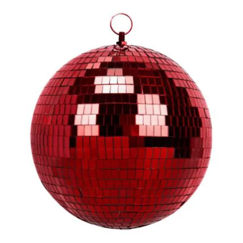 Red Mirror Ball - 30cm