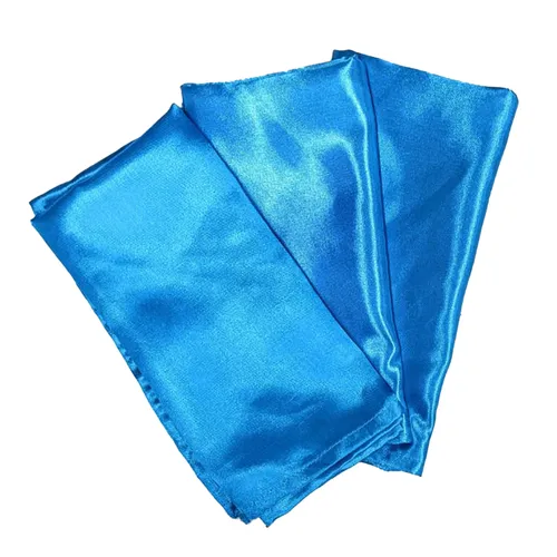 Turquoise Satin Napkins