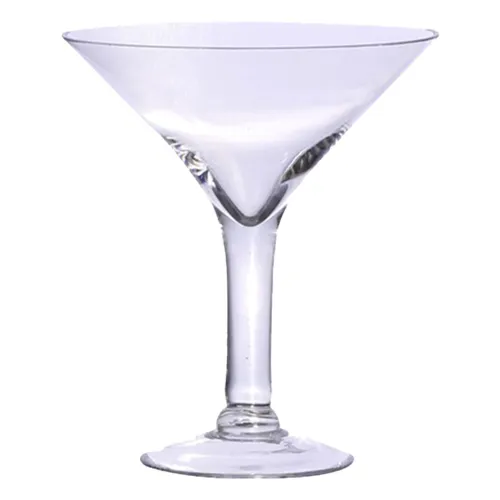 Clear Glass Martini Vase