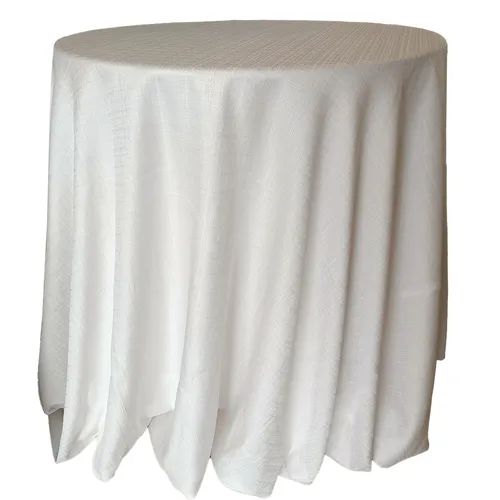 White Linen Tablecloths