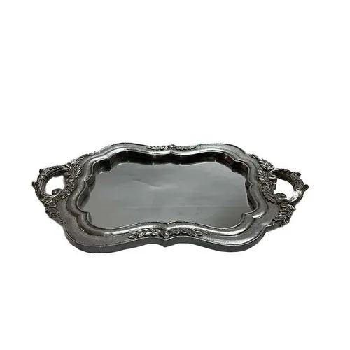 Small Silver Mirror Tray