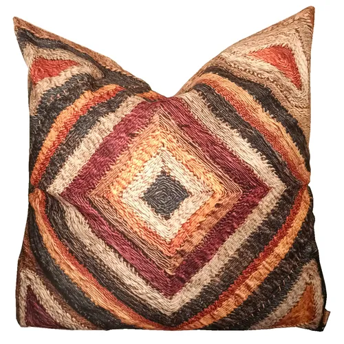 Multicolour Geometric Cushion Cover