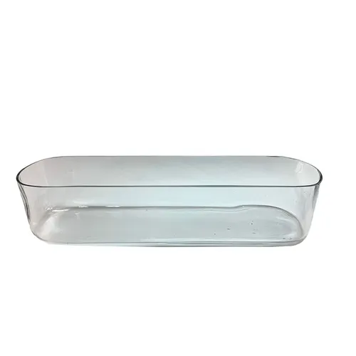 Clear Glass Troughs 