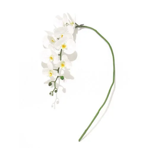 White Orchid Silk Blooms
