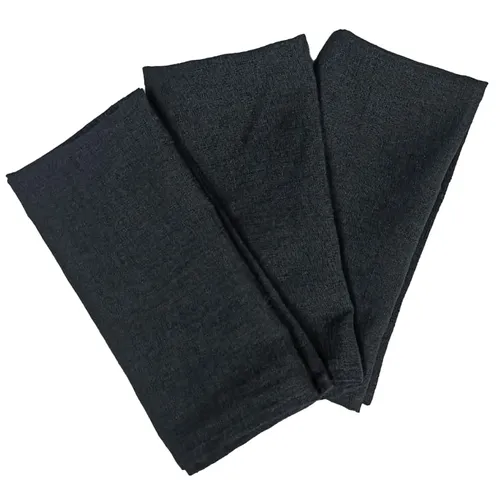 Black Linen Napkins