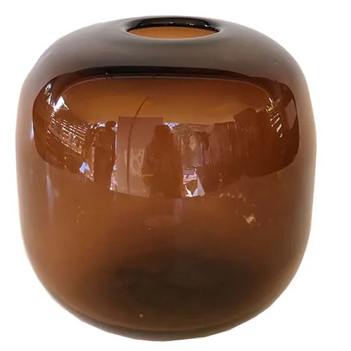 Brown Glass Vase