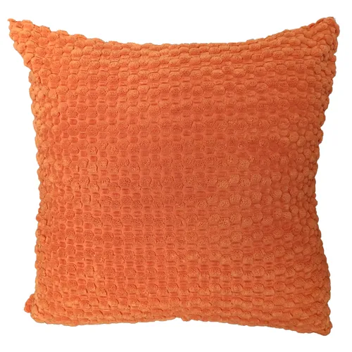 Burnt Orange Square Cushion Cover