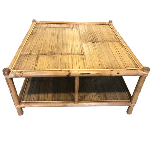 Square Bamboo Coffee Table